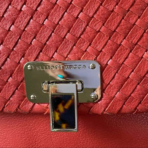 Elliott Lucca coral salmon orange colour woman Boho hand bag. Used. - Picture 4 of 14